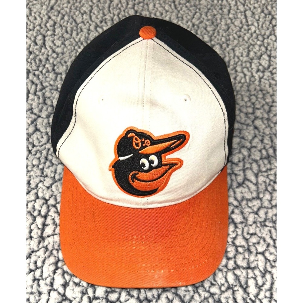 Baltimore Orioles MLB Hat Team Adjustable Baseball Cap Orange Black White Bird
